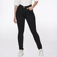 thumbnail image 1 of Black Women's Casual Pants, Fashion Leggings Women Waist Pants Trousers Butt High Pants,Women's Casual Pants 3XL, 1 of 5