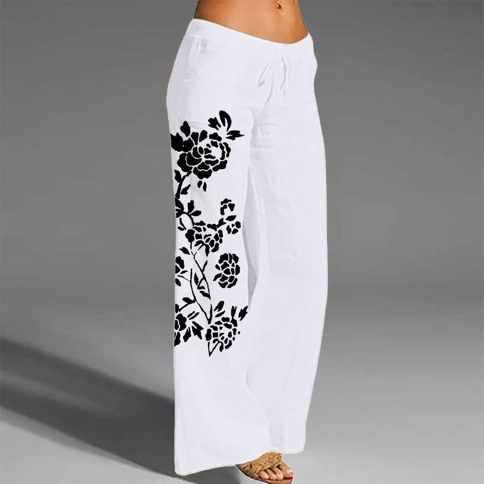 Black Casual Woven Pants main image 0