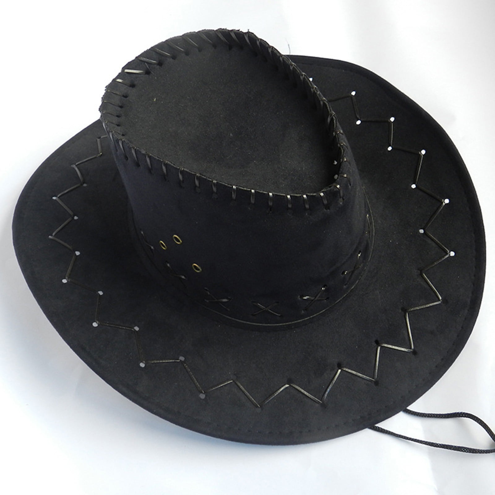 Black Women's Cowboy Hats, Women Men Summer Western Cowboy Hat ...
