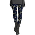thumbnail image 1 of Black Women's Leggings, Women'S Autumn And Winter Leggings Artistic Splash Printed Soft Stretchy Pants,Women's Legging XXL, 1 of 4