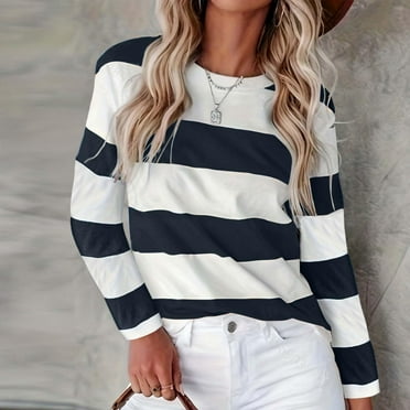 Black Women's Long Sleeve T-shirt, Long Sleeve Shirts For Women Womens T Shirts Long Sleeve Crew Neck Shirts Basic Tee Sort Comfy Printed Tops Blouse,Women's Long sleeve T-shirt XL