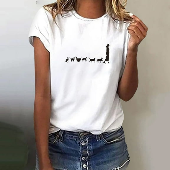 Black Women's Long Sleeve T-shirt, Women'S Fashion Casual Floral Print Button Down Short Sleeve Top T Shirt,Women's Long sleeve T-shirt XXL