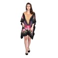 thumbnail image 1 of Black Women's Plus Size Tunic Dress for Women Casual Short Caftan Dresses Tunics for Plus Size Ladies Kimono Online by Oussum, 1 of 6