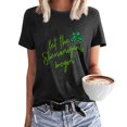 thumbnail image 1 of Black Women's Short Sleeve T-shirt, Sweatshirt Womens Cute Trendy Shirt Casual Short Sleeve Pullover Tops,Women's Short sleeve T-shirt L, 1 of 6