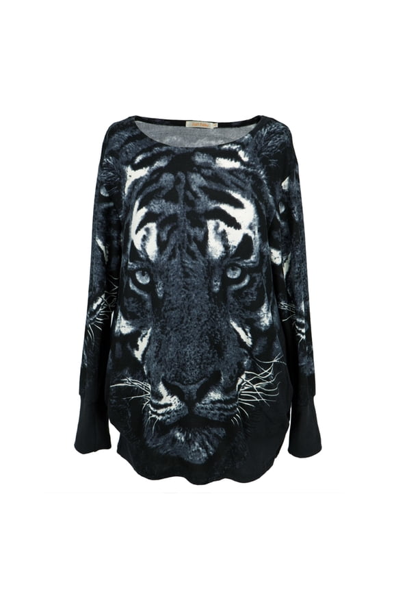 Black Women's Tiger Sweater