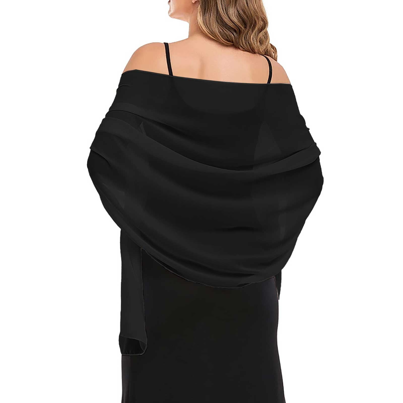womens black dress shawls