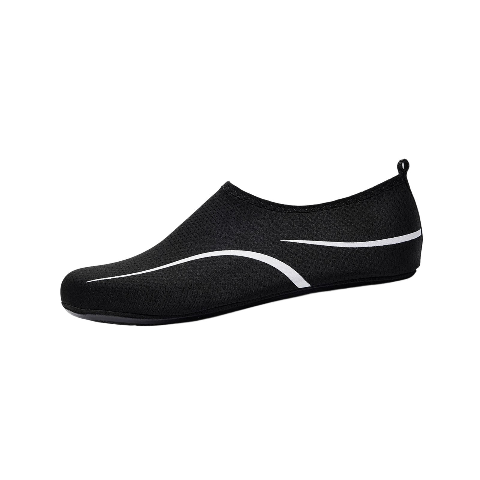 Black Womens Black Water Shoes For Swimming Aqua Socks Quick Dry ...