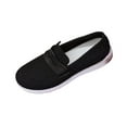thumbnail image 1 of Black Womens Comfortable Slip On Flats With Round Toe And Lightweight Feel, 1 of 5