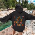 Black Womens Oversized Sweatshirts Women's BE THE LIGHT Casual Long