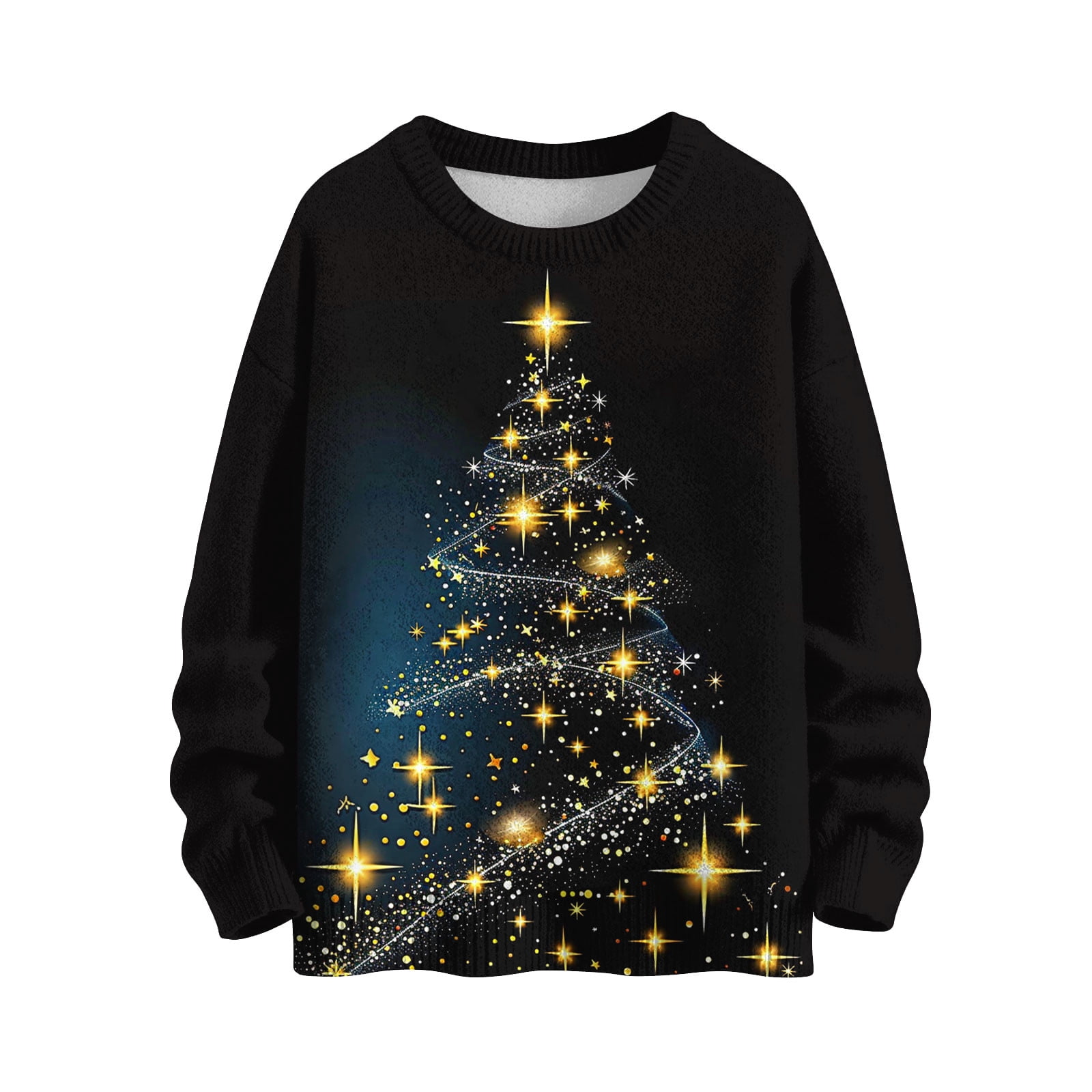 Black Womens Print Tops Boat Neck Blouse for Women Long Sleeve Happy ...
