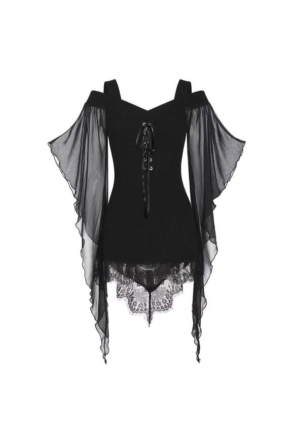 Black Womens Slip Bodycon Dresses for Women Going Out Vintage Gothic Grunge Cami Tie Knot Renaissance Peasant Asymmetrical Steampunk Long Fall Summer Dresses 2026 S