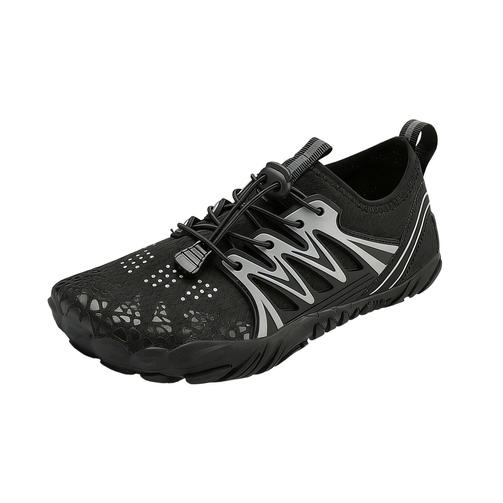Black Womens Water Shoes Aqua Shoes For Hiking Diving Swimming Outdoor ...