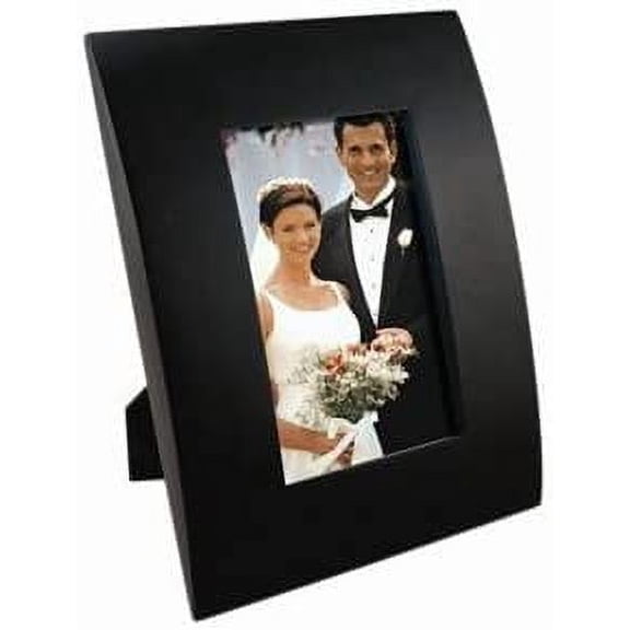 Black Wood 5" x 7" Contour Picture Frames - Pack of 12