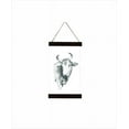 thumbnail image 1 of Black Wood, Canvas Sign, Farm Animal Cow Art Farmhouse Style Décor Print, Lightweight Ready to Hang Wall Hanging, 9x15-Inch, 1 of 4