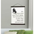 thumbnail image 1 of Black Wood Canvas Sign Wall Hanging, Nursery Go To Sleep Wall Art Baby Décor 23x30-Inch, 1 of 4
