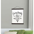 thumbnail image 1 of Black Wood & Canvas Wall Decor Hanging Every Family Has a Story Wall Décor Art Sign Large 19x24-Inch, 1 of 4