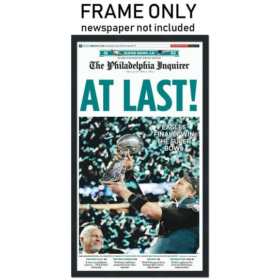 Black Wood Frame For 11x22 Periodical or Any Other Artwork or Photos