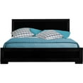 thumbnail image 1 of Black Wood King Platform Bed, 1 of 3
