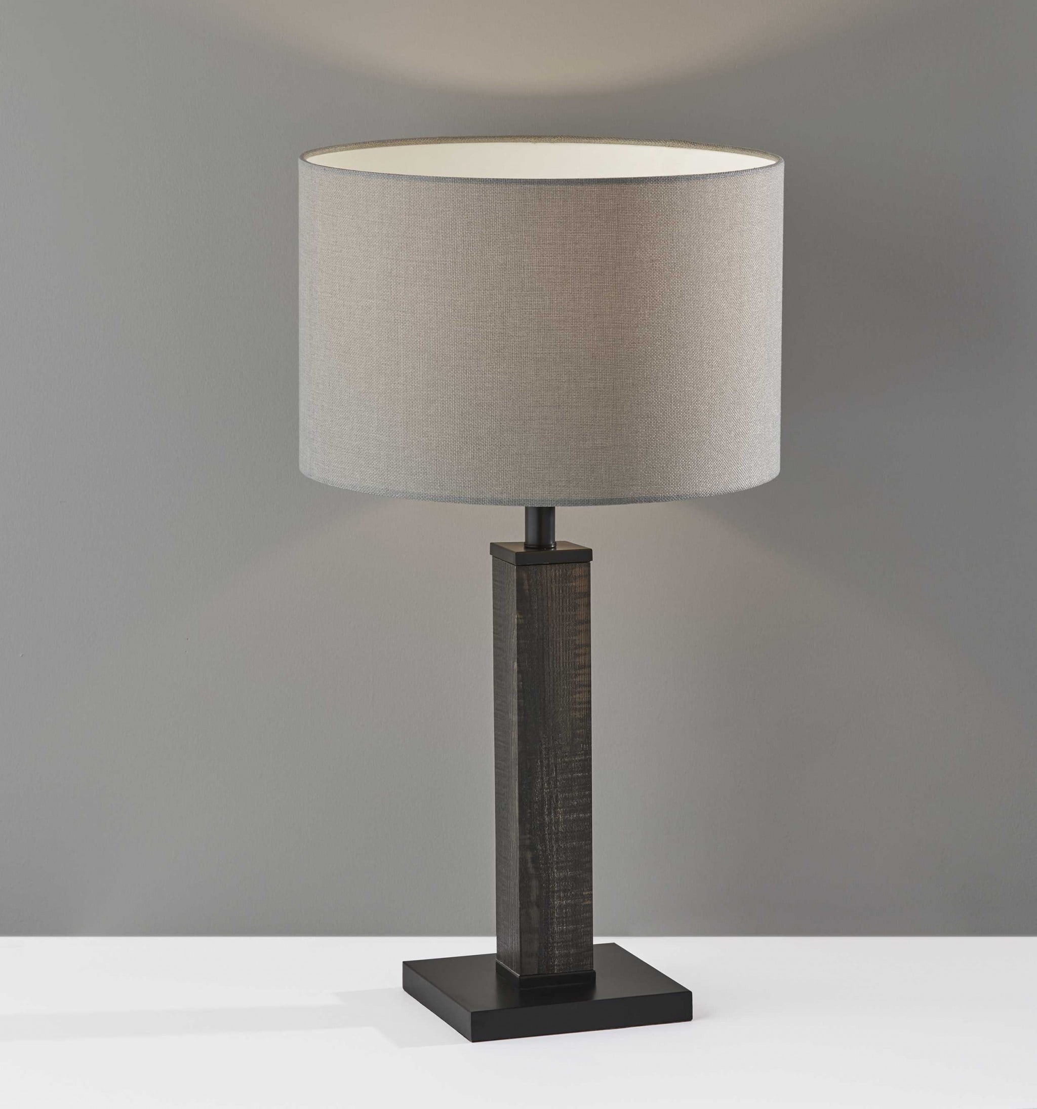 Kona 28" Black and Gray Table Lamp with 3-Way Switch