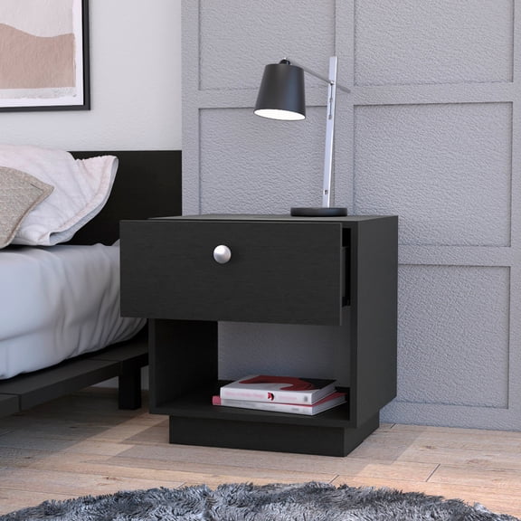 Black Wood Nightstand/Bedroom Furniture/Add Style to Your Room