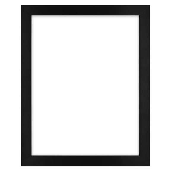 Black Wood Picture Frame 11x14 with Mat for 8x10 Photos, Modern Smooth Finish Photo Frames for Wall Display, Versatile Home Office Decor, Gallery Style Matting for Portraits Artwork, Black