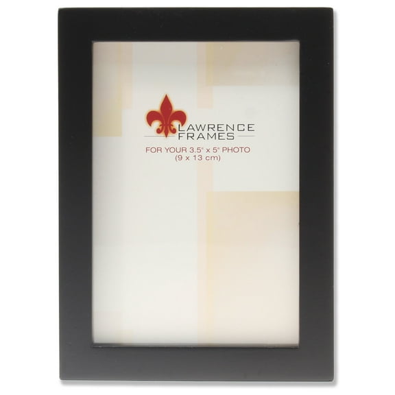 Lawrence Frames Wood Picture Frame, Black