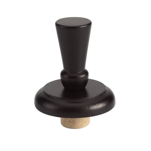 Black Wood Standard Neck Finial for Dressmaker Form