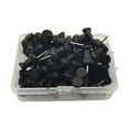 Black Wooden Push Pins Black Cork Push Pins for Bulletin Cork Boards