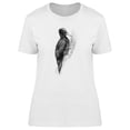 thumbnail image 1 of Black Woodpecker T-Shirt Women -Image by Shutterstock, Female XX-Large, 1 of 2