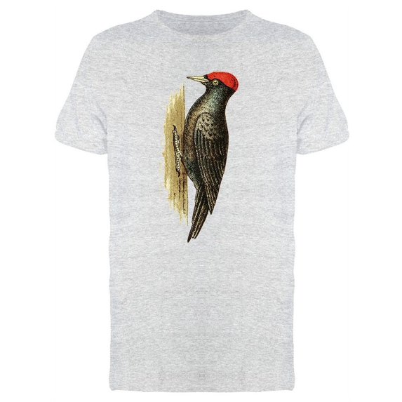 Black Woodpecker Vintage Tee Men's -Image by Shutterstock