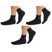 Black Wool Casual V-Toe Flip-Flop Tabi Big Toe Socks by V-Toe Socks, Inc