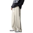 thumbnail image 1 of Black Work Pants Men 32x34 Regular Fit Neutral Tone Casual Pants Stretch Waist -Resistant Flat-Front Chino Pant, 1 of 6
