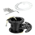 Black WorksBell Flip Up Tilt Quick Release System Steering Wheel Hub