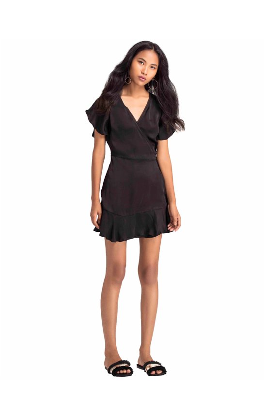 Black Wrap Dress