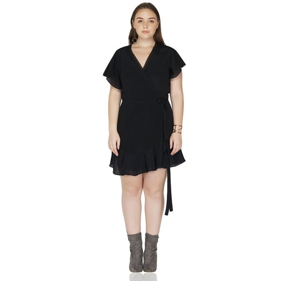Black Wrap Dress
