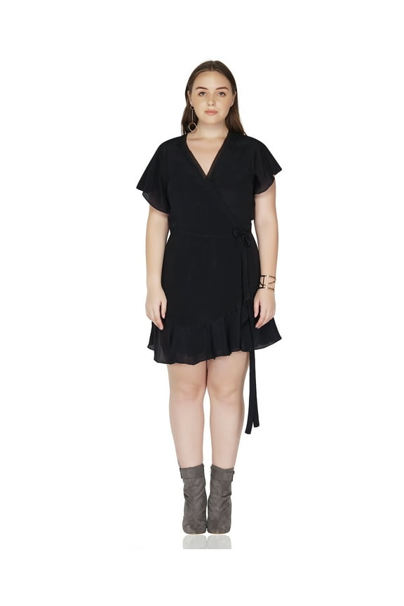 Black Wrap Dress