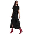 thumbnail image 1 of Black Wrap Skirt, 1 of 4