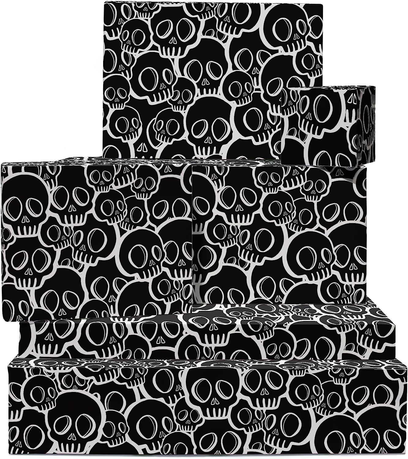 24 X 36 Skull Wrapping Paper, Gothic Wrapping Paper, Gothic Gifts, Goth  Girl Gifts, Black Wrapping Paper 