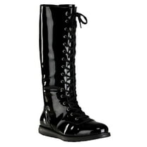 Black Wrestling Costume Boots for Adults