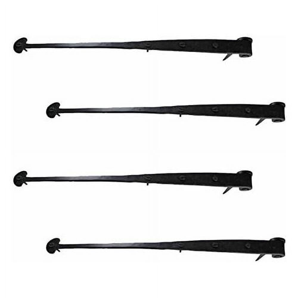 Black Wrought Iron Lift Off Pintle Strap Hinge 16 1 4 In Reversible black-wrought-iron-lift-off-pintle-strap-hinge-16-1-4-in-reversible