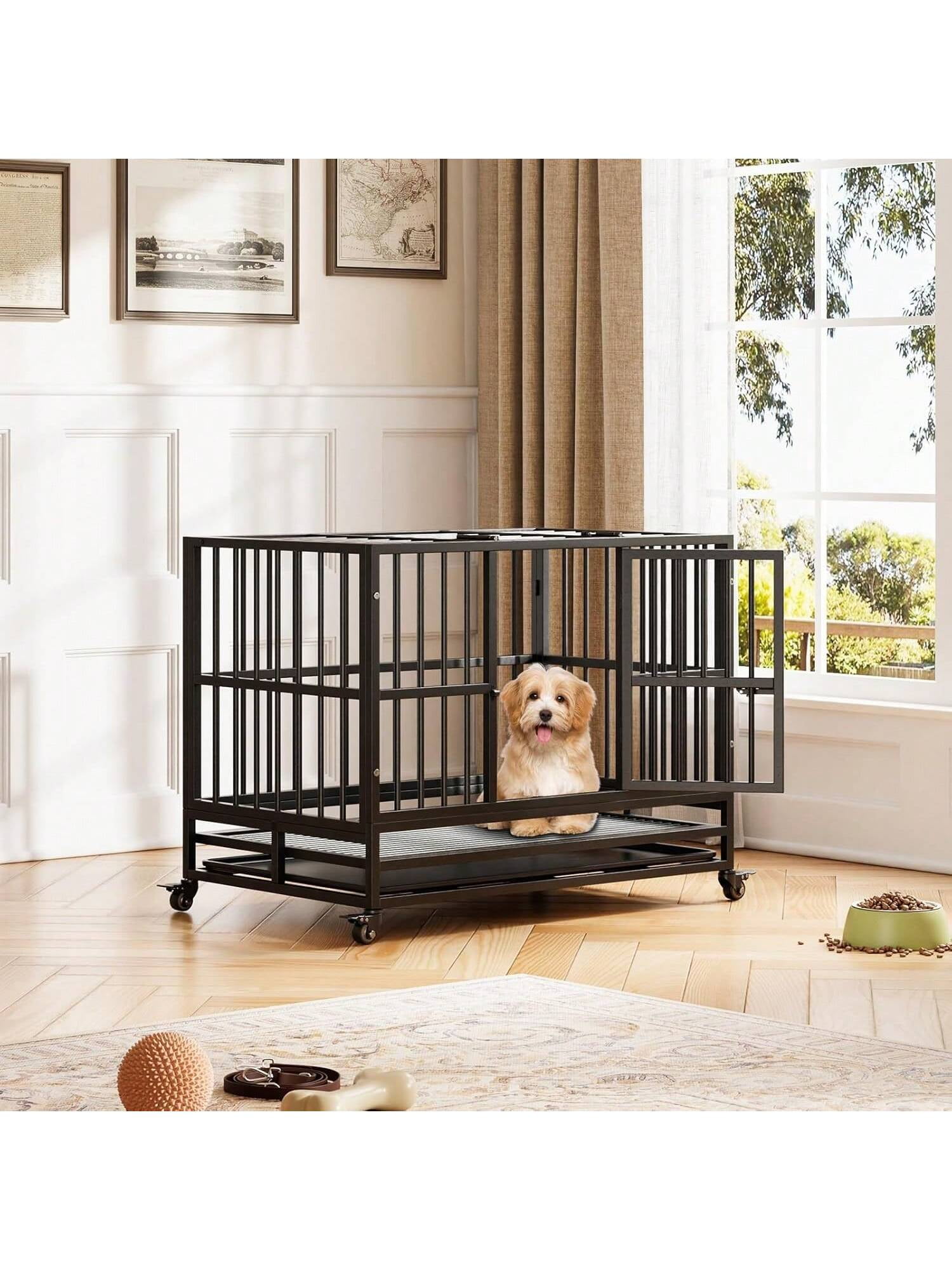 A closer look at Easy Assemble Dog Crate Toys With Vinyl Flakes