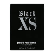 Black XS by Paco Rabanne Eau De Toilette Spray 2018 New Packaging 3.4 oz for Men