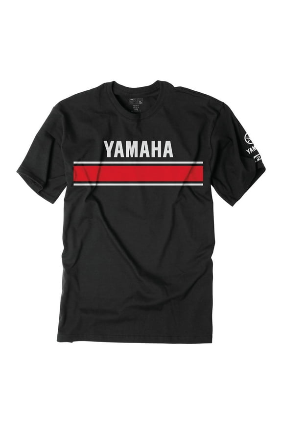 Unisex-Adult Yamaha Retro T-Shirt (Black, Medium), 1 Pack