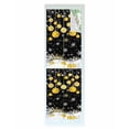 thumbnail image 1 of Black Yellow Christmas Balls Window Privacy Film Stained Glass Window Film Decorative Windows Cover Static Windows Cling for Glass Door Xmas Snowflake Stickers for Bathroom 17.7"x78.7", 1 of 7