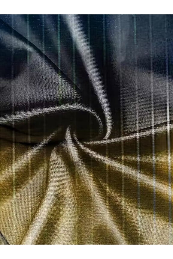 Black Yellow Gradient Stripe Fashion Streetwear Soft Tee Men