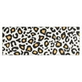thumbnail image 1 of Black and Yellow Of Leopard Print Kitchen Rug Mat,Kitchen Runner Rugs Non Skid Washable,Decorative Kitchen Floor Mats for Kitchen,Sink,Laundry,17"X47", 1 of 5