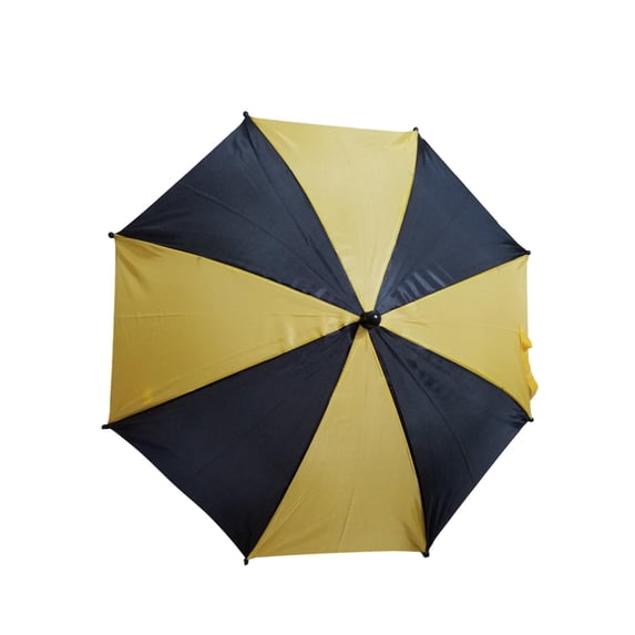 Black Yellow Second Line Parasol 16" or Kids Umbrella