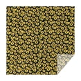thumbnail image 1 of Black Yellow Sunflower Pattern Square Tablecloth,Waterproof Square Table Cover,Wipeable Spillproof Washable Table Cover for Home Kitchen Party Decor 42"X42"(107x107cm), 1 of 6