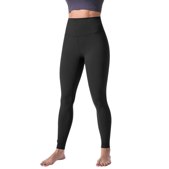 Black Yoga Pants Women's Solid Color Fashionable Casual Sports Hip Lifting High Elastic Tight Yoga Pants