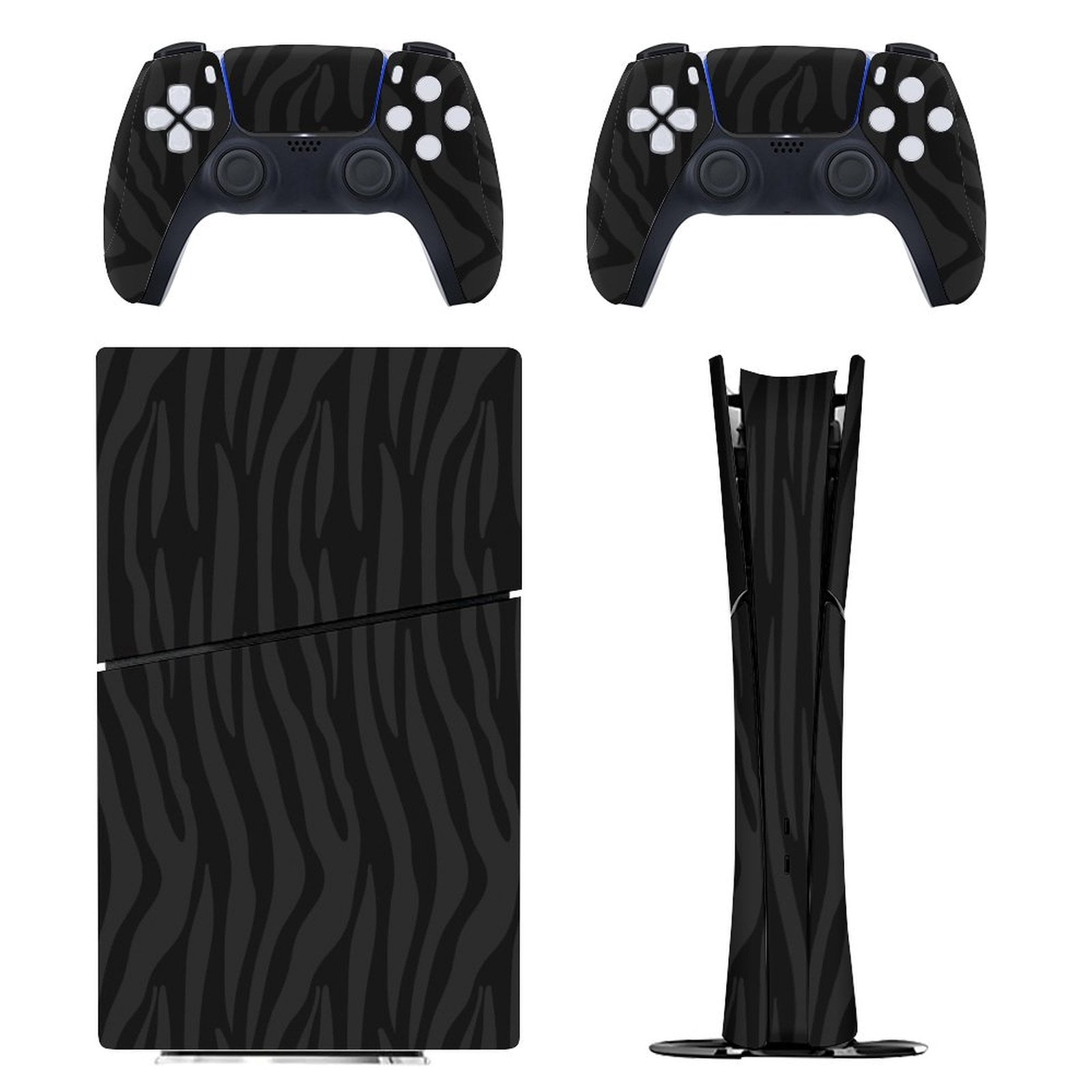 Designed Ps5 Pattern Black Zebra Pattern PS5/PS5 Slim Digital Disc Skin Sticker For Console ...